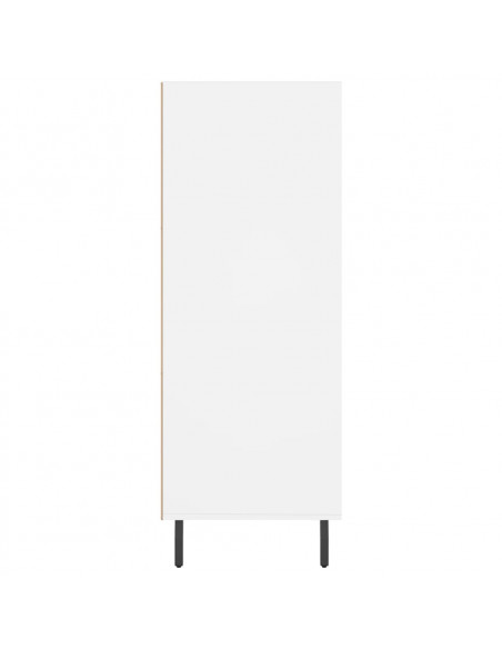 Scaffale Bianco 69,5x32,5x90 cm in Legno Multistrato