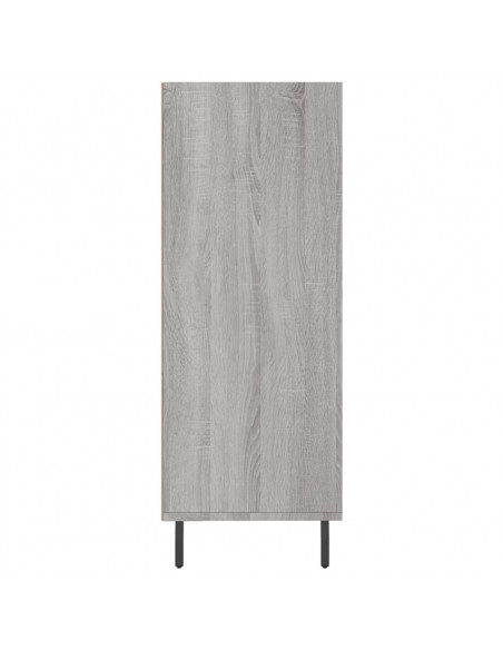 Scaffale Grigio Sonoma 69,5x32,5x90 cm in Legno Multistrato