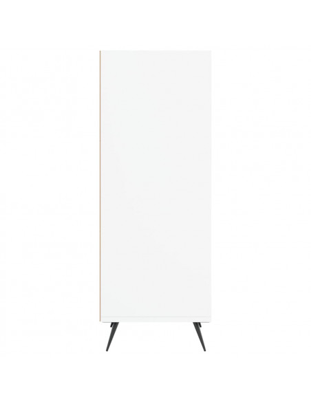 Scaffale Bianco 34,5x32,5x90 cm in Legno Multistrato