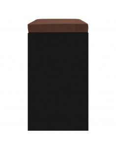 Scarpiera Nera 103x30x48 cm in Legno Multistrato