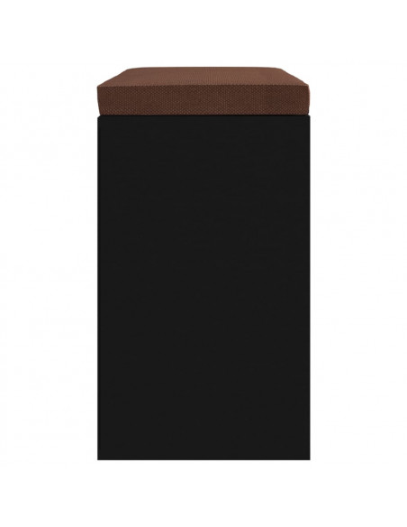 Scarpiera Nera 103x30x48 cm in Legno Multistrato