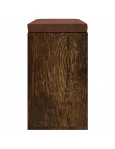 Scarpiera Rovere Fumo 103x30x48 cm in Legno Multistrato