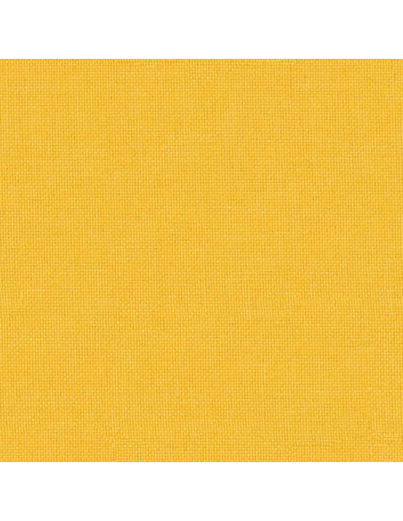 Sgabello Giallo Senape 60x60x36 cm in Tessuto e Similpelle