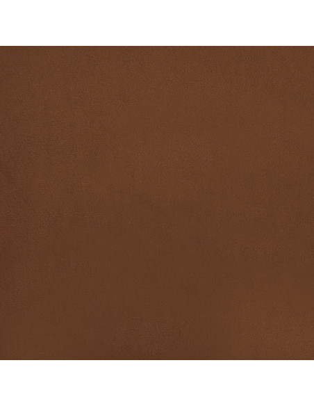 Sgabello Marrone 60x60x35 cm in Microfibra