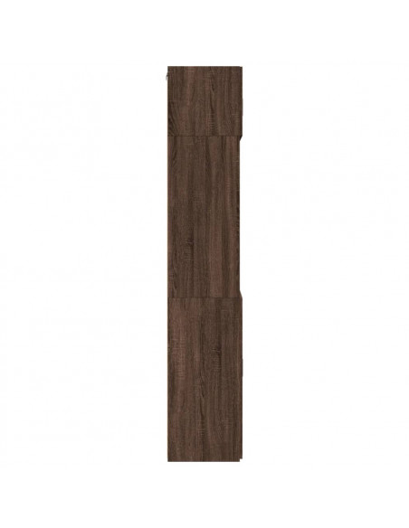 Armadietto Rovere Marrone 80x42,5x225 cm in Truciolato