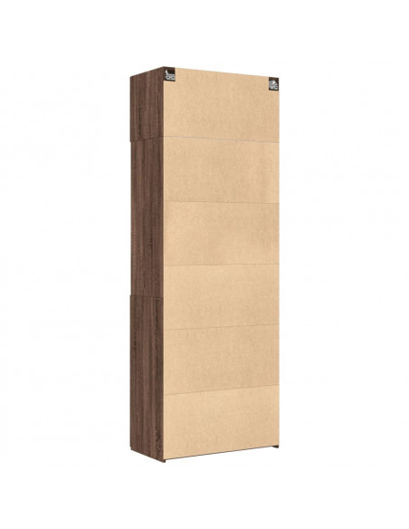Armadietto Rovere Marrone 80x42,5x225 cm in Truciolato