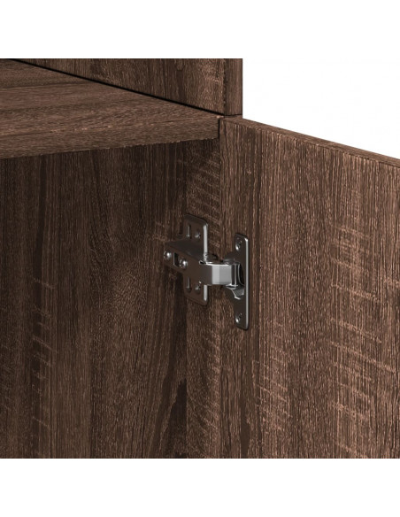Armadietto Rovere Marrone 80x42,5x225 cm in Truciolato