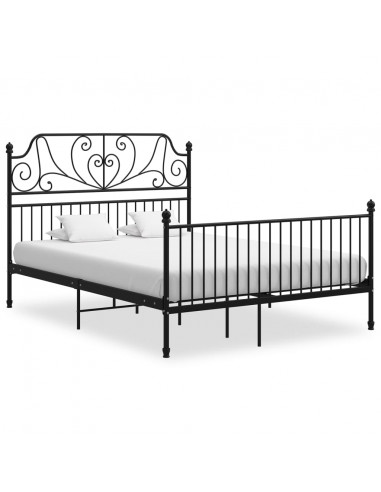 Giroletto Nero in Metallo 160x200 cm