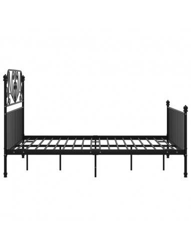 Giroletto Nero in Metallo 160x200 cm