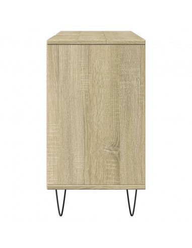 Mobile da Bagno Rovere Sonoma 80x33x60 cm in Legno Multistrato