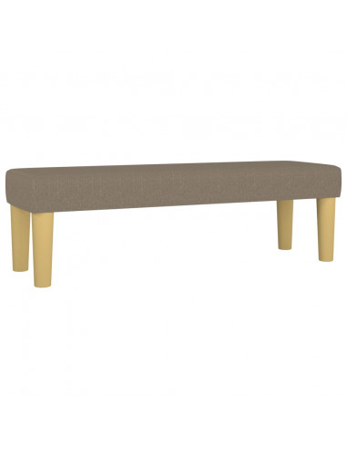 Panca Tortora 100x30x30 cm in Tessuto