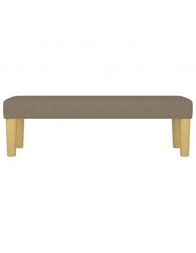 Panca Tortora 100x30x30 cm in Tessuto
