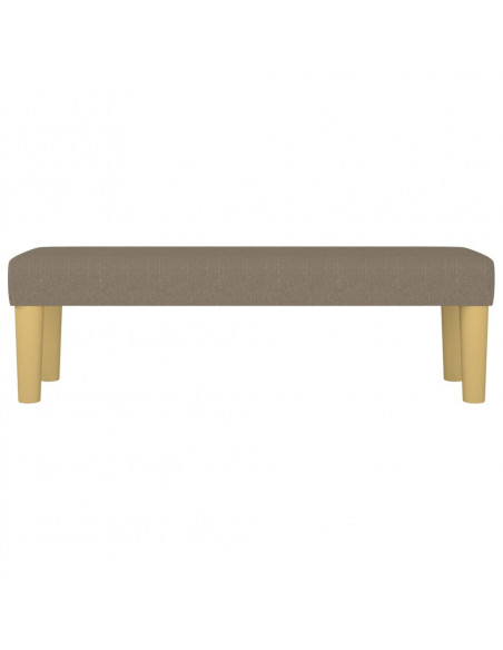 Panca Tortora 100x30x30 cm in Tessuto