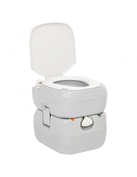 Set Toilette Portatile Campeggio Supporto Lavamani Tanica Acqua
