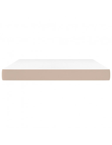 Materasso a Molle Cappuccino 180x200x20 in Similpelle