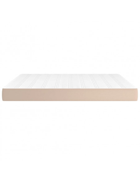 Materasso a Molle Cappuccino 180x200x20 in Similpelle