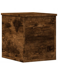 Contenitore Portaoggetti Rovere Fumo 30x35x35 cm in Truciolato 2