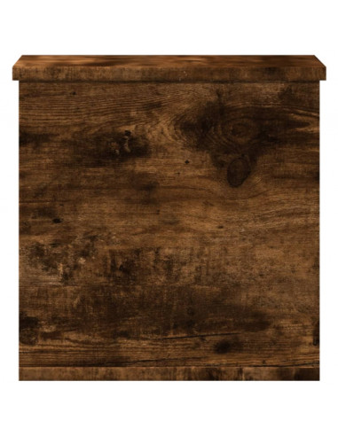 Contenitore Portaoggetti Rovere Fumo 30x35x35 cm in Truciolato