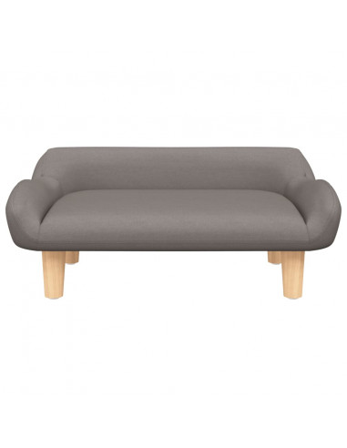 Lettino per Cani Tortora 70x40x24 cm in Tessuto