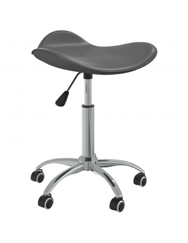 Sedia da Ufficio Grigia in Similpelle