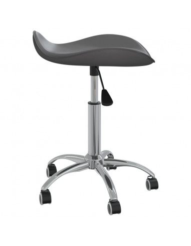 Sedia da Ufficio Grigia in Similpelle