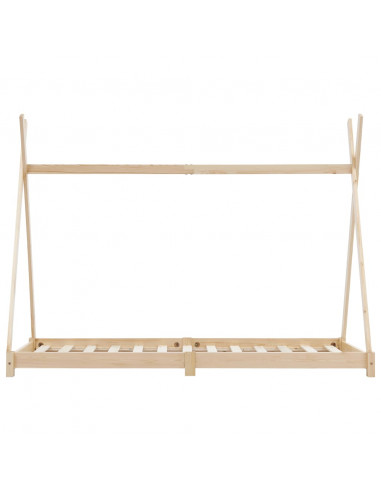 Giroletto per Bambini in Legno Massello di Pino 80x160 cm