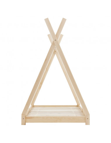 Giroletto per Bambini in Legno Massello di Pino 80x160 cm