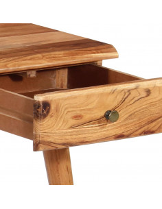 Scrittoio in Legno Massello di Acacia 110x50x76 cm