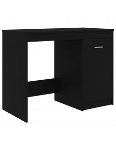 Scrivania Nera 140x50x76 cm in Truciolato