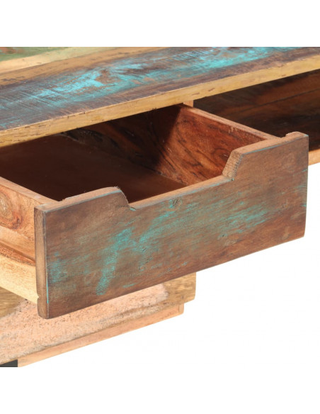 Scrivania 118x48x75 cm in Legno Massello di Recupero