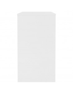 Scrivania Bianca 90x40x72 cm in Legno Multistrato