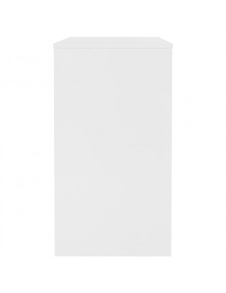 Scrivania Bianca 90x40x72 cm in Legno Multistrato