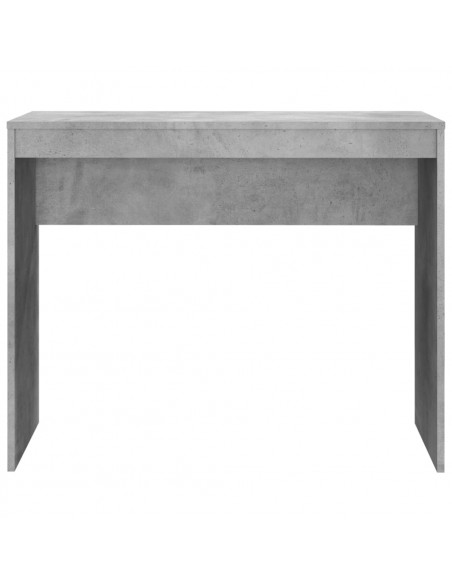 Scrivania Grigio Cemento 90x40x72 cm in Legno Multistrato