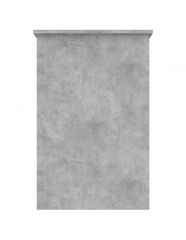 Scrivania Grigio Cemento 100x50x76 cm in Legno Multistrato