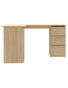 Scrivania Angolo Rovere Sonoma 145x100x76 cm Legno Multistrato