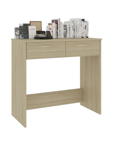 Scrivania Rovere Sonoma 80x40x75 cm in Legno Multistrato