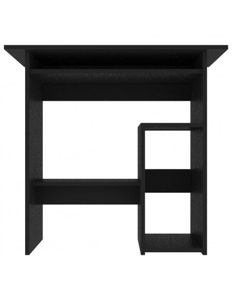 Scrivania Nera 80x45x74 cm in Legno Multistrato