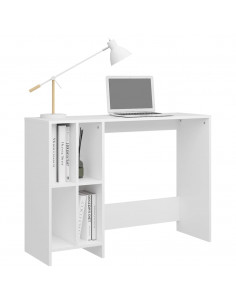 Scrivania Bianca 102,5x35x75 cm in Legno Multistrato