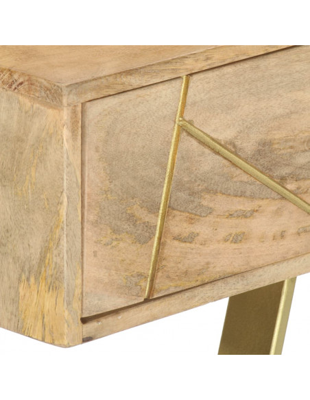 Scrivania con Cassetti 100x55x75 cm Legno Massello di Mango