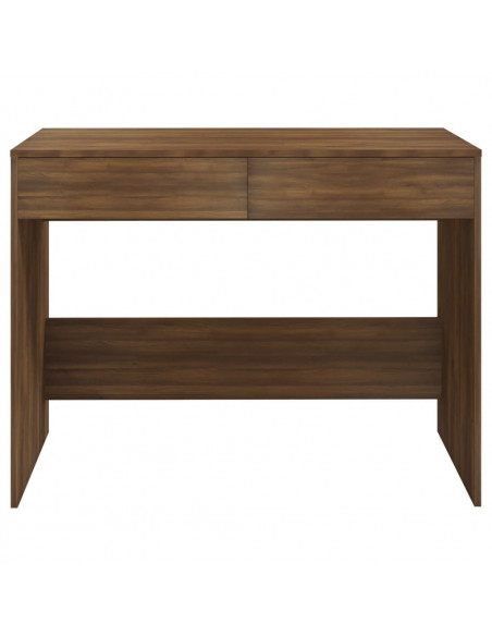 Scrivania Rovere Marrone 101x50x76,5 cm in Truciolato