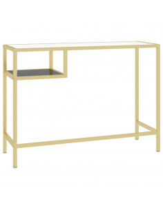 Scrivania per Computer Trasparente 100x36x74 cm Vetro Temperato