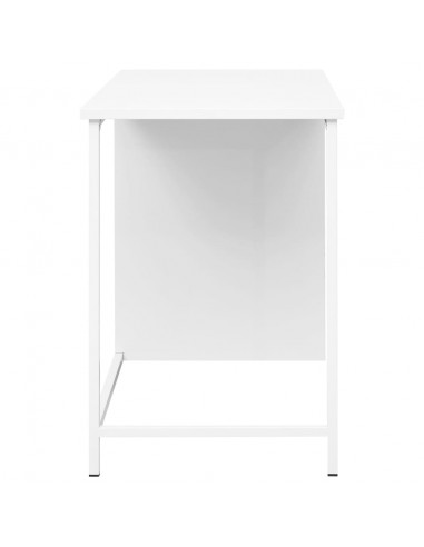 Scrivania Industriale con Cassetti Bianca 105x52x75 cm Acciaio