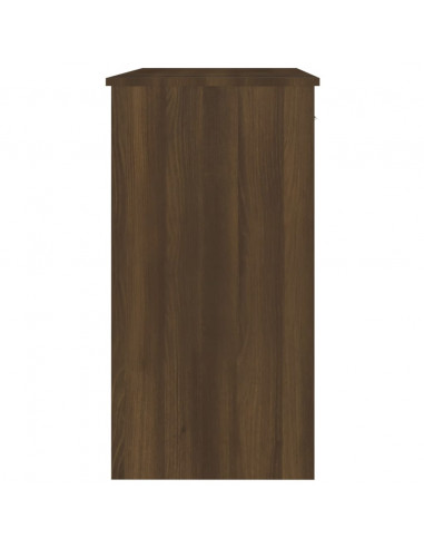Scrivania Rovere Marrone 80x40x75 cm in Legno Multistrato