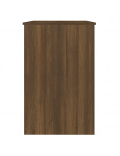 Scrivania Rovere Marrone 100x50x76 cm in Legno Multistrato
