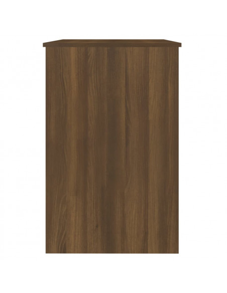 Scrivania Rovere Marrone 100x50x76 cm in Legno Multistrato