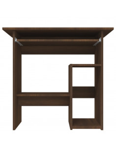 Scrivania Rovere Marrone 80x45x74 cm in Legno Multistrato