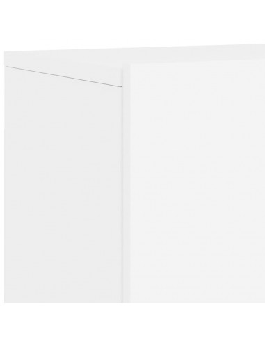 Mobili TV a Parete 2pz Bianchi 60x30x41 cm