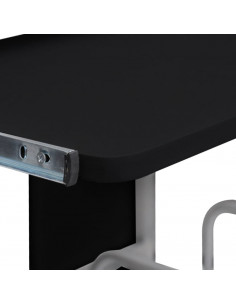 Scrivania da Computer Nera 110x52x88,5 cm in Legno Multistrato