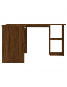 Scrivania Angolo Rovere Marrone 120x140x75 cm Legno Multistrato