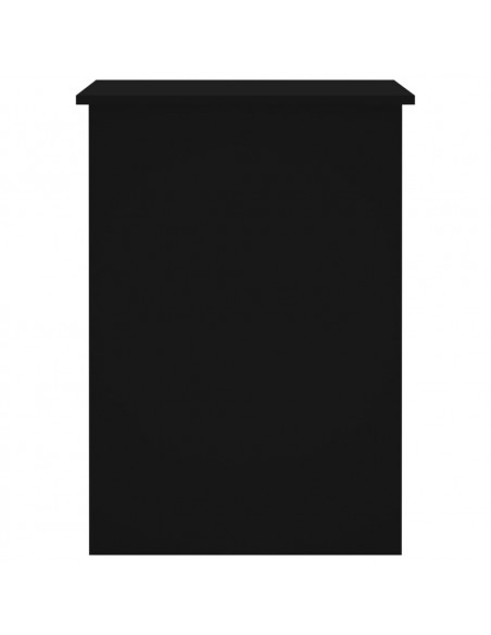Scrivania Nera 100x55x75 cm in Legno Multistrato
